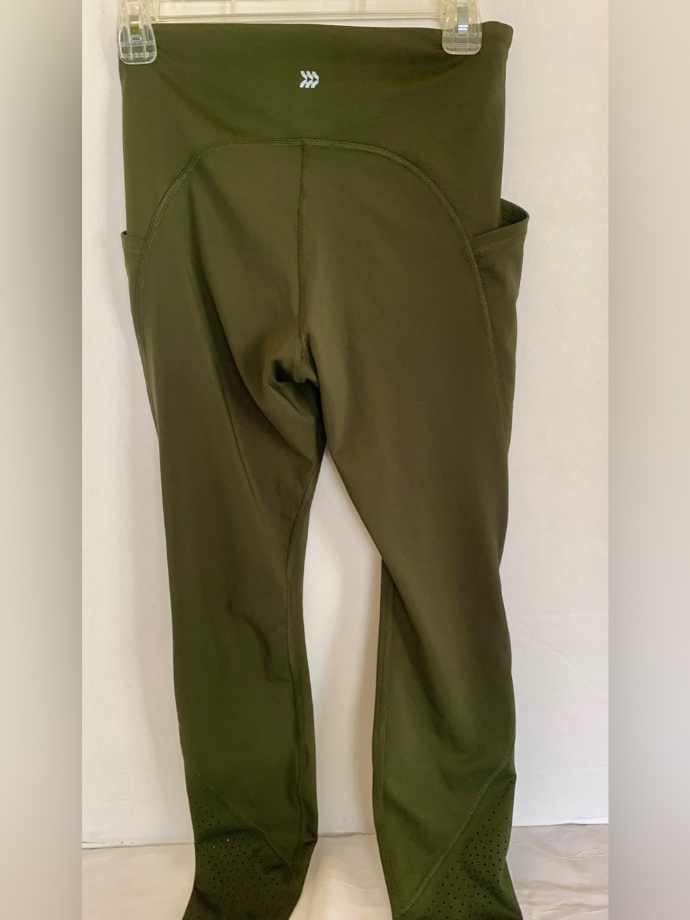 All in Motion Womens Leggings small Green Gym Yoga Athletic Crossfit Athleisure